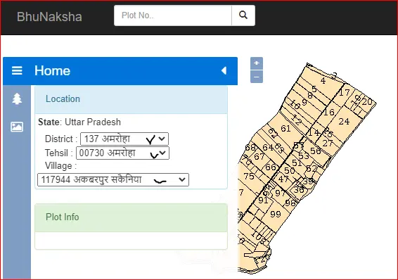 plout ka naksha kaise dekhe