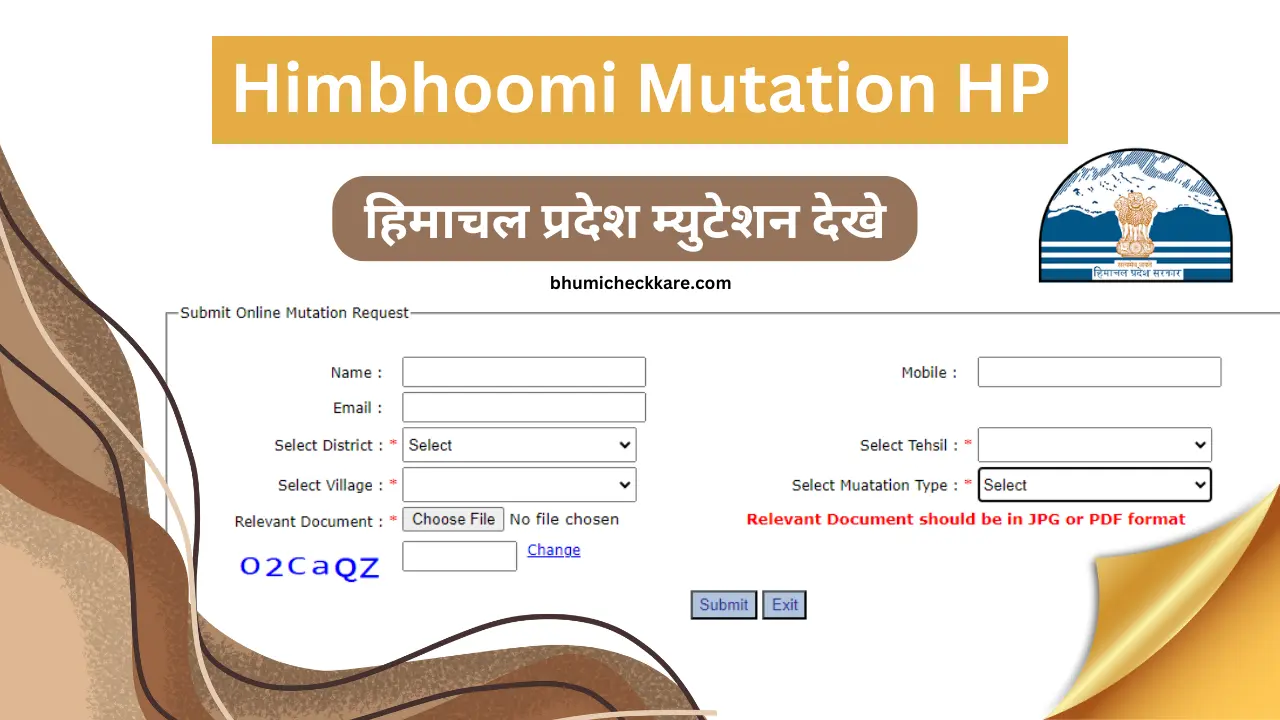 Himbhoomi Mutation HP
